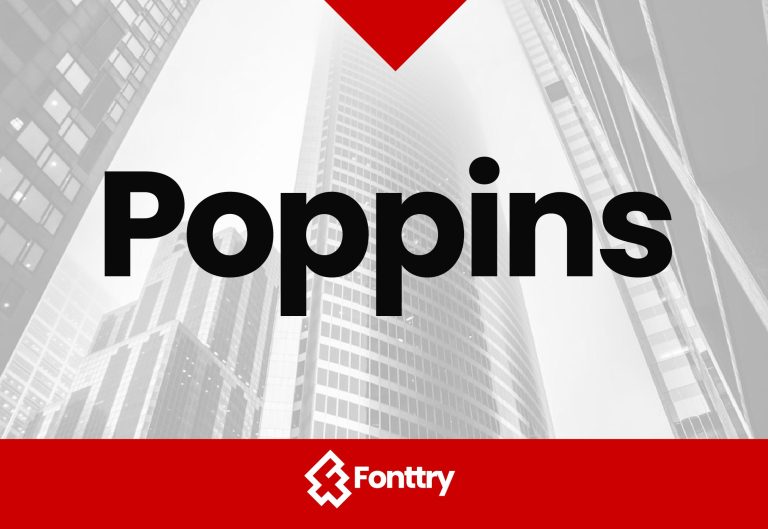 poppins font