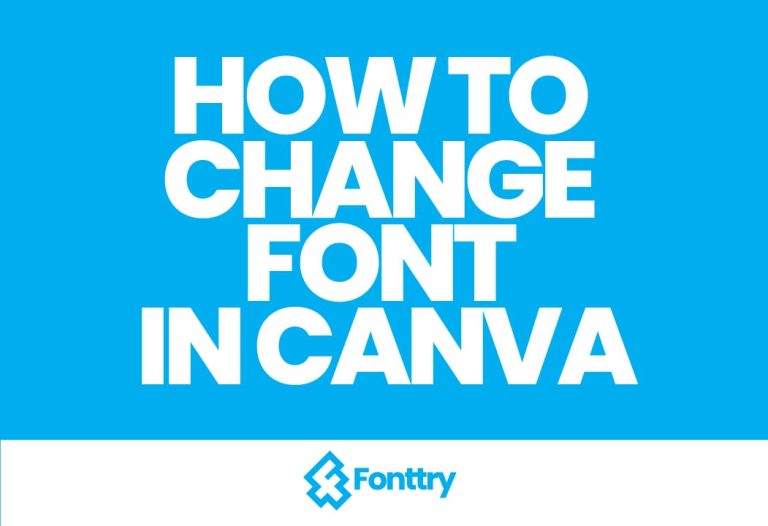 how to change font in canva