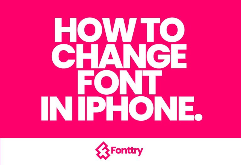 how to change font in iphone