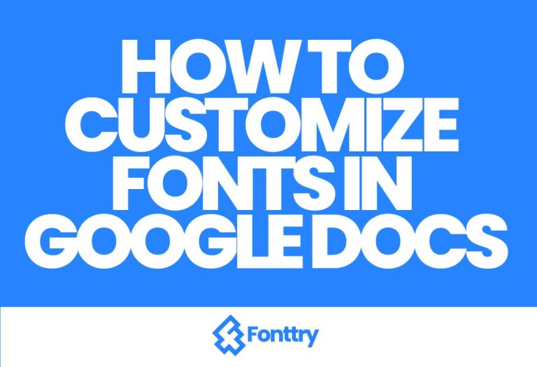 how to customize font in google docs